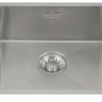 GC R4540  Rvs spoelbak 45cm x 40cm R10 radius (onderbouw / vlak inleg)