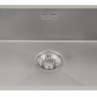 GC R5540  Rvs spoelbak 55cm x 40cm R10 radius (onderbouw / vlak inleg)
