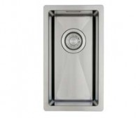 GC 1740R10  Rvs spoelbak 17cm x 40cm R10 radius (onderbouw / vlak inleg)