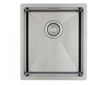 GC R3440R10  spoelbak Rvs 34cm x 40cm R10 radius (onderbouw / vlak inleg)