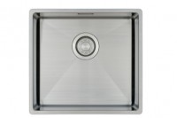 GC 4037R10 Rvs spoelbak 40cm x 37cm R10 radius (onderbouw / vlak inleg)